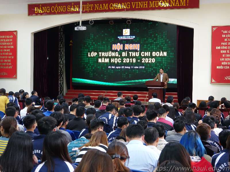 Hội nghị lớp trưởng, bí thư chi đoàn năm học 2019 - 2020