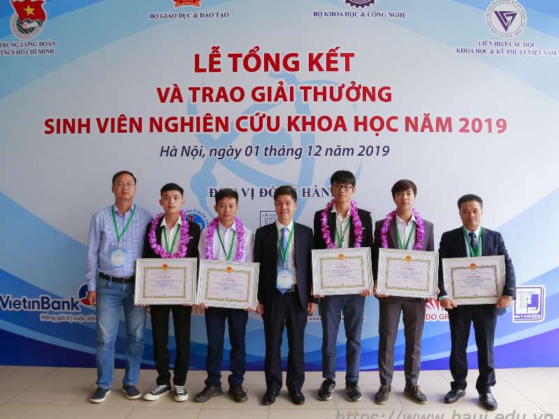 Sinh viên Đại học Công nghiệp Hà Nội đạt giải Ba “Sinh viên nghiên cứu khoa học” năm 2019