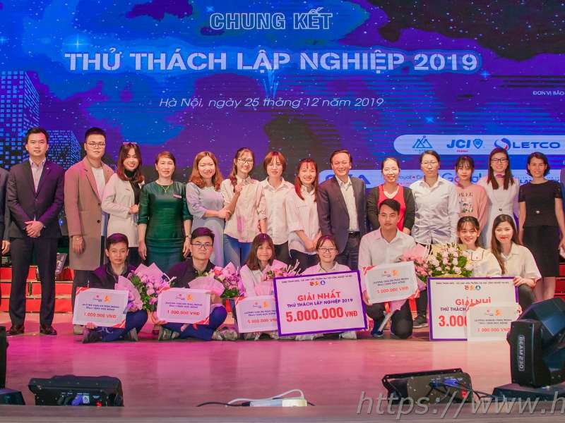 Sinh viên Đại học Công nghiệp Hà Nội tranh tài tại Chung kết cuộc thi Thử thách lập nghiệp năm 2019