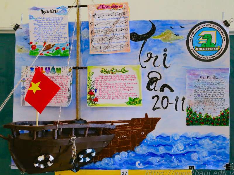 "Greeting Card Designing" contest to celebrate Vietnamese Teachers' Day