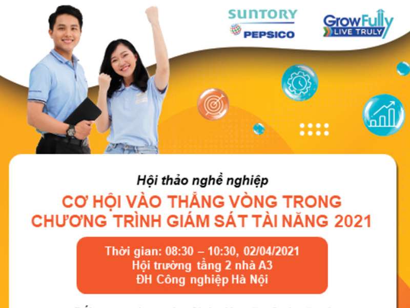 Hội thảo cơ hội việc làm Công ty TNHH Suntory Pepsico Việt Nam