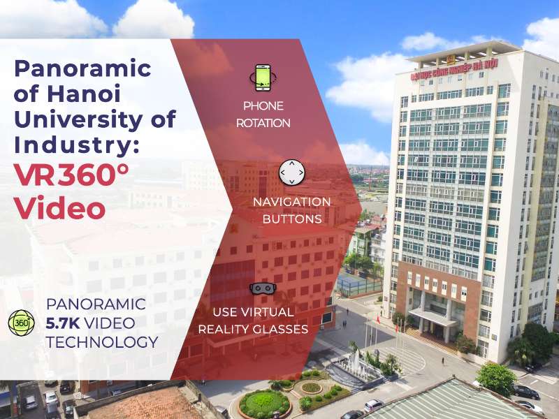 Panoramic of Hanoi University of Industry: VR 360° Video