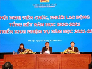 Hội nghị viên chức, người lao động, tổng kết năm học 2020 - 2021 và triển khai nhiệm vụ năm học 2021 - 2022