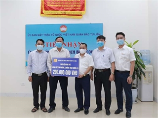 Đại học Công nghiệp Hà Nội ủng hộ 200 triệu đồng cho “Quỹ vắc-xin phòng chống COVID-19”