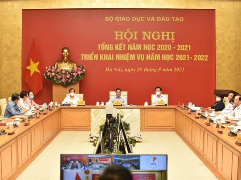 Hội nghị tổng kết năm học 2020-2021, triển khai nhiệm vụ năm học 2021-2022