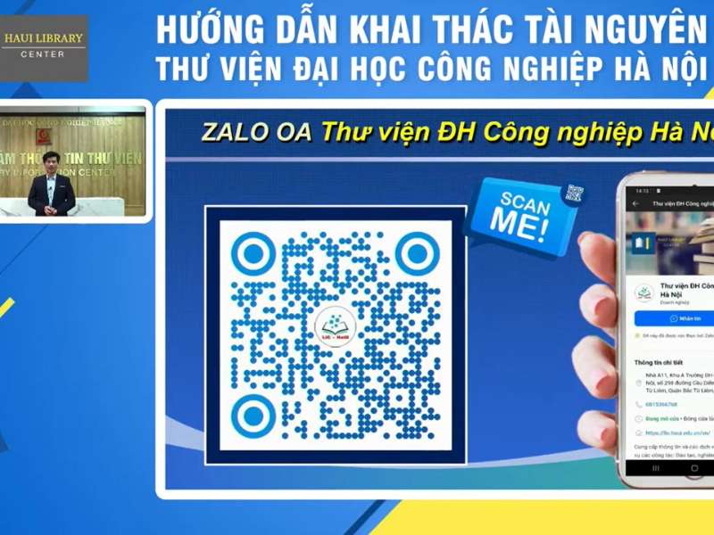 Thư viện điện tử và hướng dẫn khai thác, sử dụng tư liệu cho sinh viên Đại học Công nghiệp Hà Nội