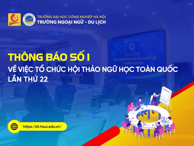 Thông báo tổ chức Hội thảo Ngữ học toàn quốc lần thứ 22