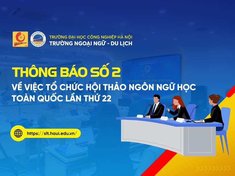 Thông báo số 2: V/v tổ chức hội thảo ngữ học toàn quốc lần thứ 22