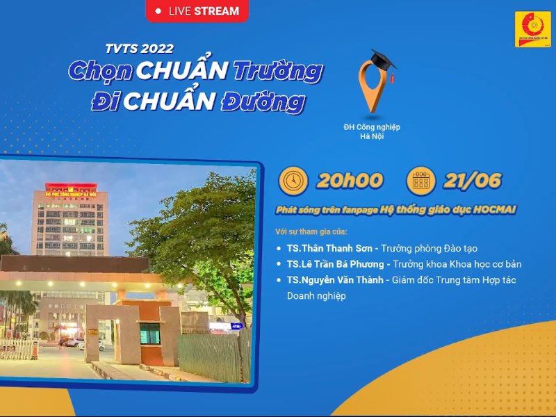 [LIVESTREAM] Chọn chuẩn trường, đi chuẩn đường - Hệ thống giáo dục Hocmai