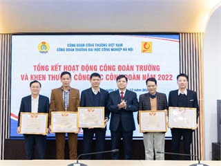 Tổng kết hoạt động Công đoàn trường năm 2022