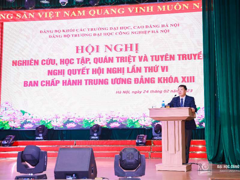 Hội nghị nghiên cứu, học tập, quán triệt và tuyên truyền Nghị quyết Hội nghị lần thứ VI Ban chấp hành Trung ương Đảng khóa XIII