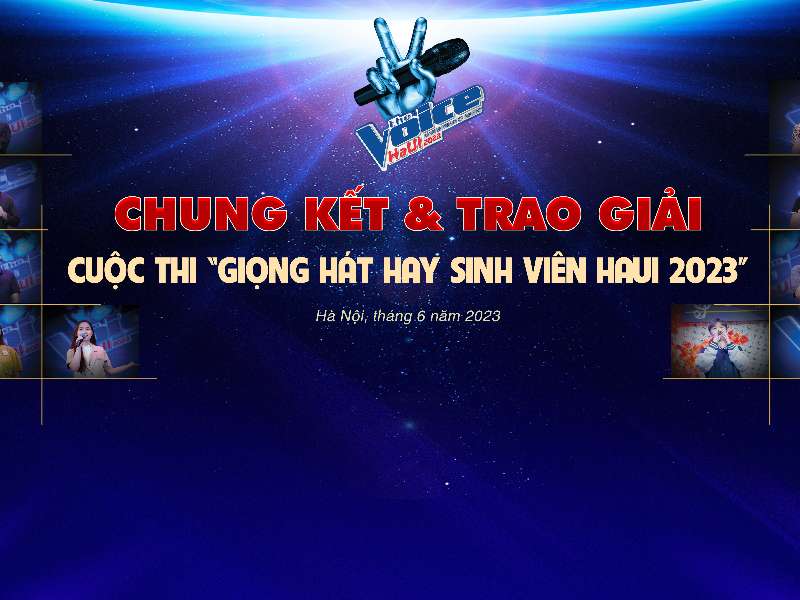 [Livestream] Chung kết và trao giải Cuộc thi "Giọng hát hay sinh viên HaUI - 2023"