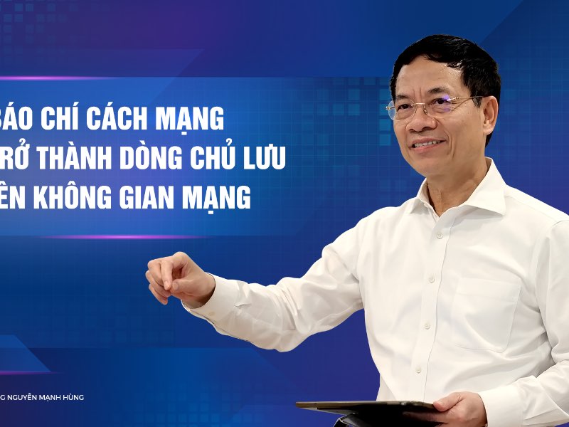 Báo chí cách mạng phải trở thành dòng chủ lực trên không gian mạng