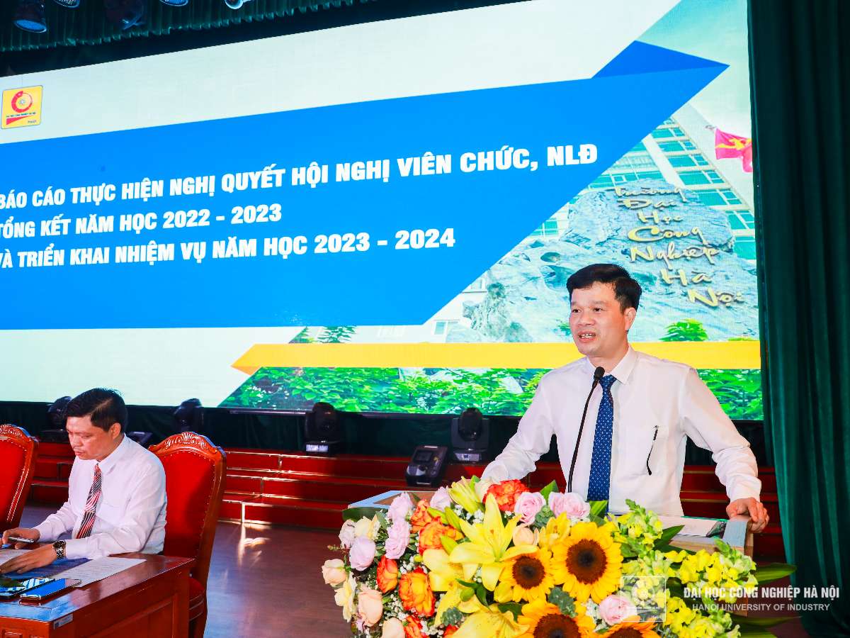 Hội nghị viên chức, người lao động Trường Đại học Công nghiệp Hà Nội năm 2023