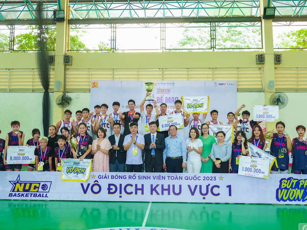 Bế mạc Giải bóng rổ sinh viên toàn quốc 2023 khu vực Miền Bắc