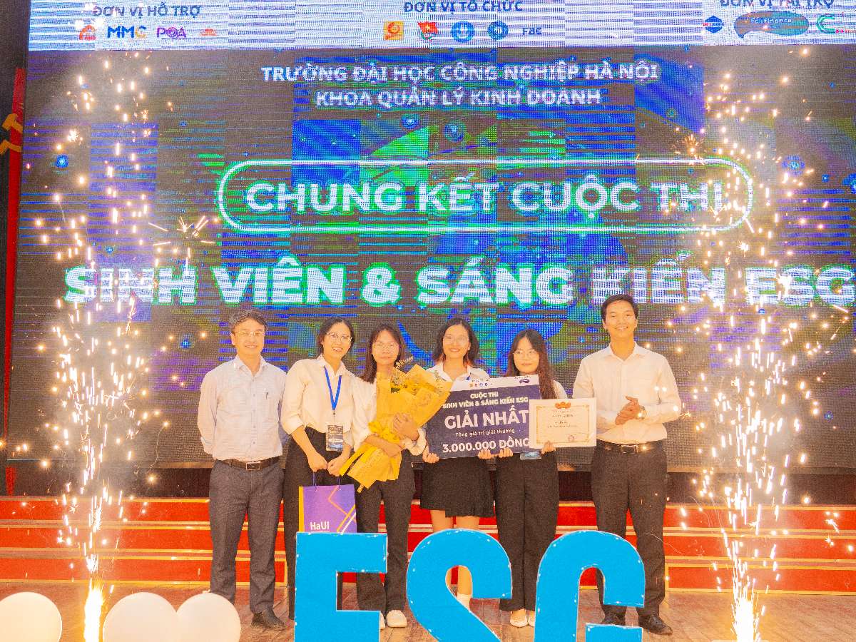 Chung kết cuộc thi Sinh viên và Sáng kiến ESG