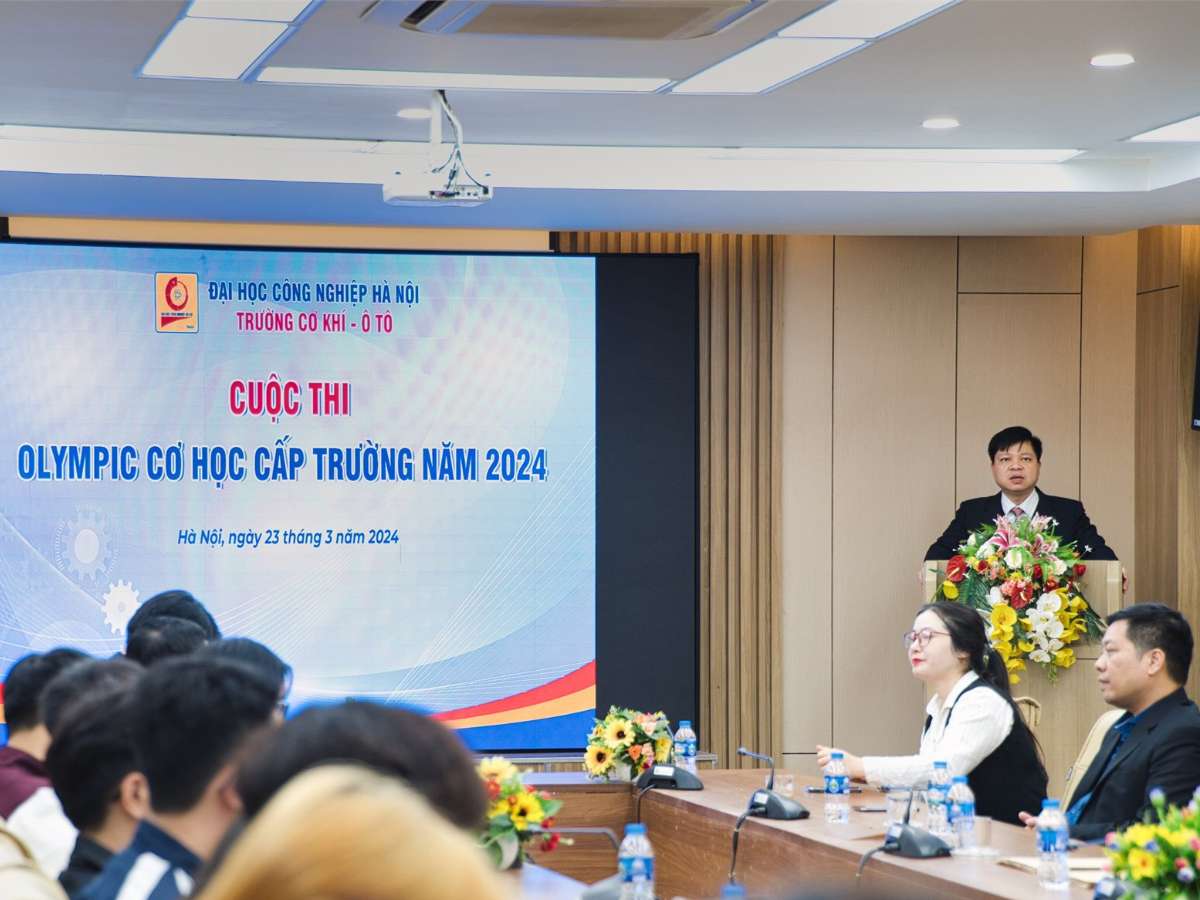 [tapchicongthuong] Trường Đại học Công nghiệp Hà Nội: Tìm kiếm tài năng qua Cuộc thi Olympic Cơ học cấp trường