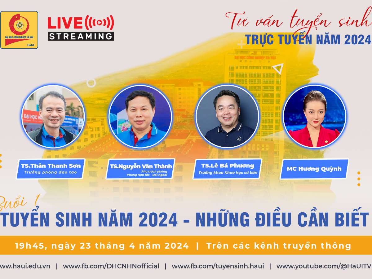 Tư vấn Tuyển sinh năm 2024 - Những điều cần biết