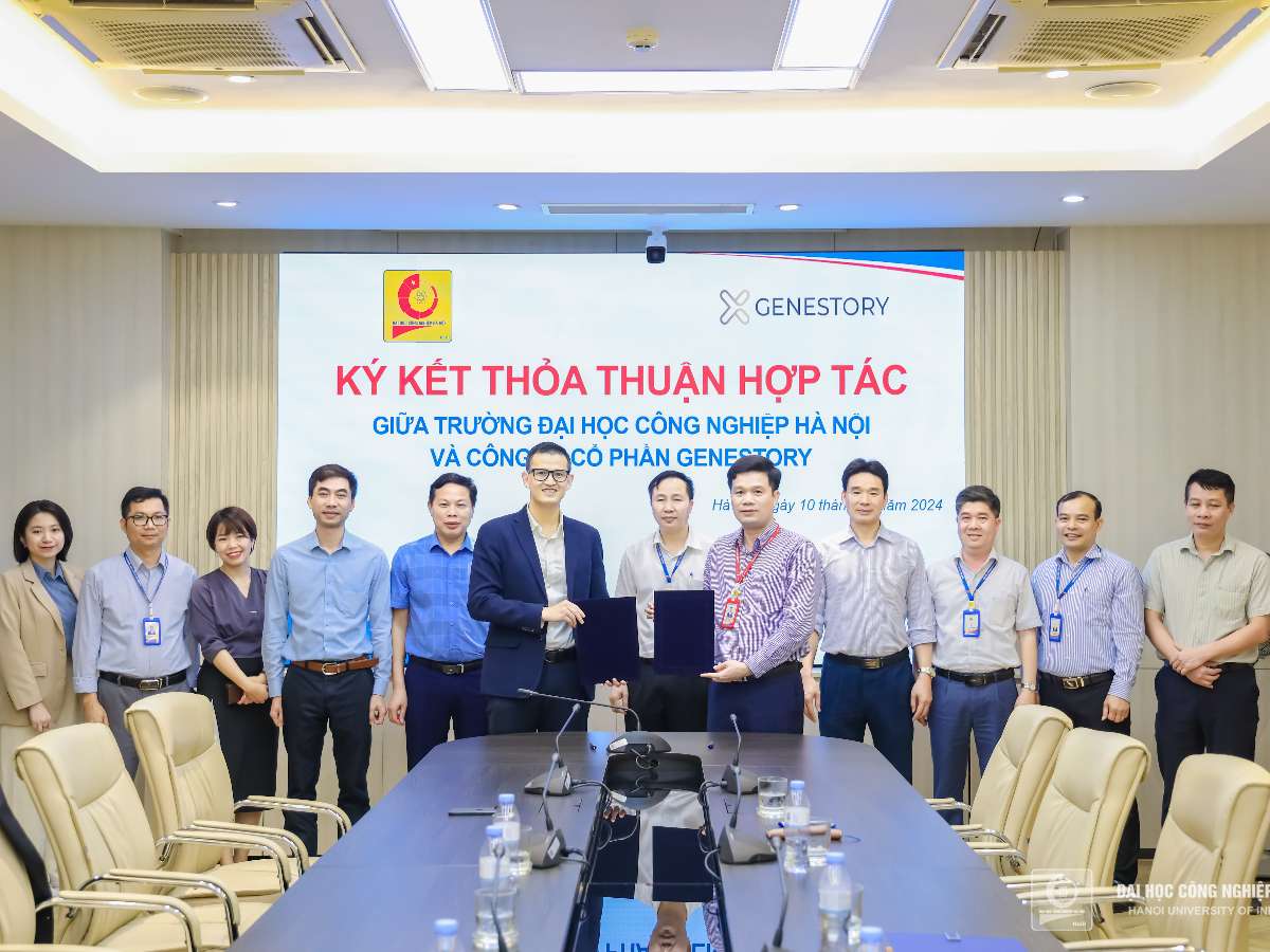 Đại học Công nghiệp Hà Nội hợp tác cùng GeneStory xây dựng hệ thống quản lý và xử lý dữ liệu trong y sinh học