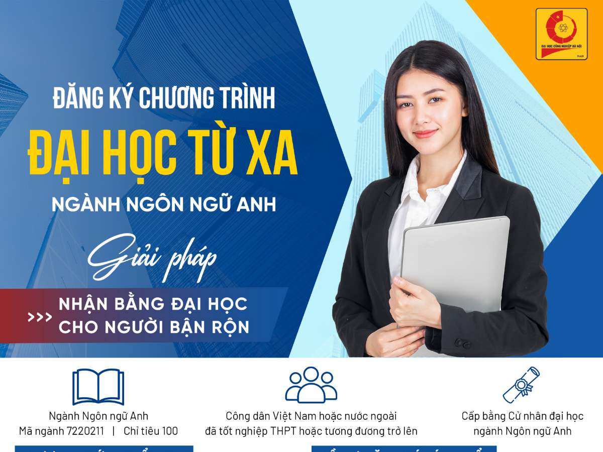 Tuyển sinh đào tạo từ xa trình độ đại học năm 2024 (đợt 2)