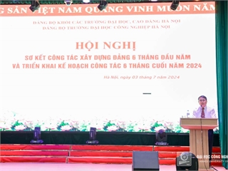 Đảng bộ Trường Đại học Công nghiệp Hà Nội quyết tâm hoàn thành thắng lợi nhiệm vụ chính trị năm 2024