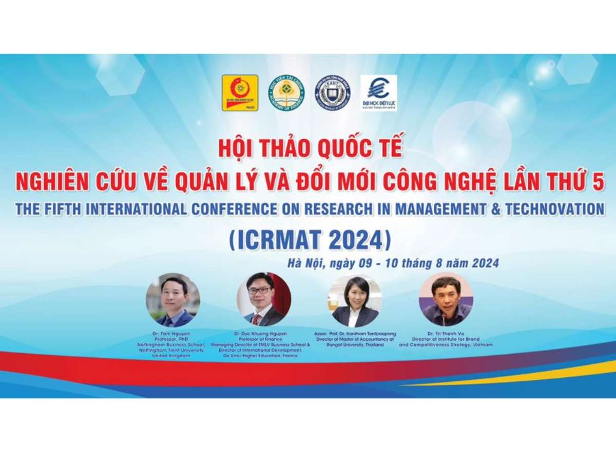 Hội thảo quốc tế Nghiên cứu về Quản lý và Đổi mới công nghệ 2024